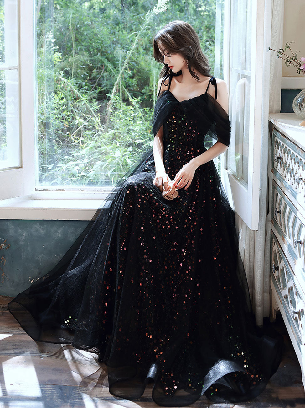black evening gowns